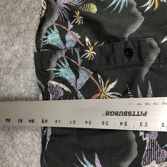 Molokai Surf Co. Button Down Shirt Adult 2XL XXL Floral Beach Print Casual Men's - Picture 8 of 9